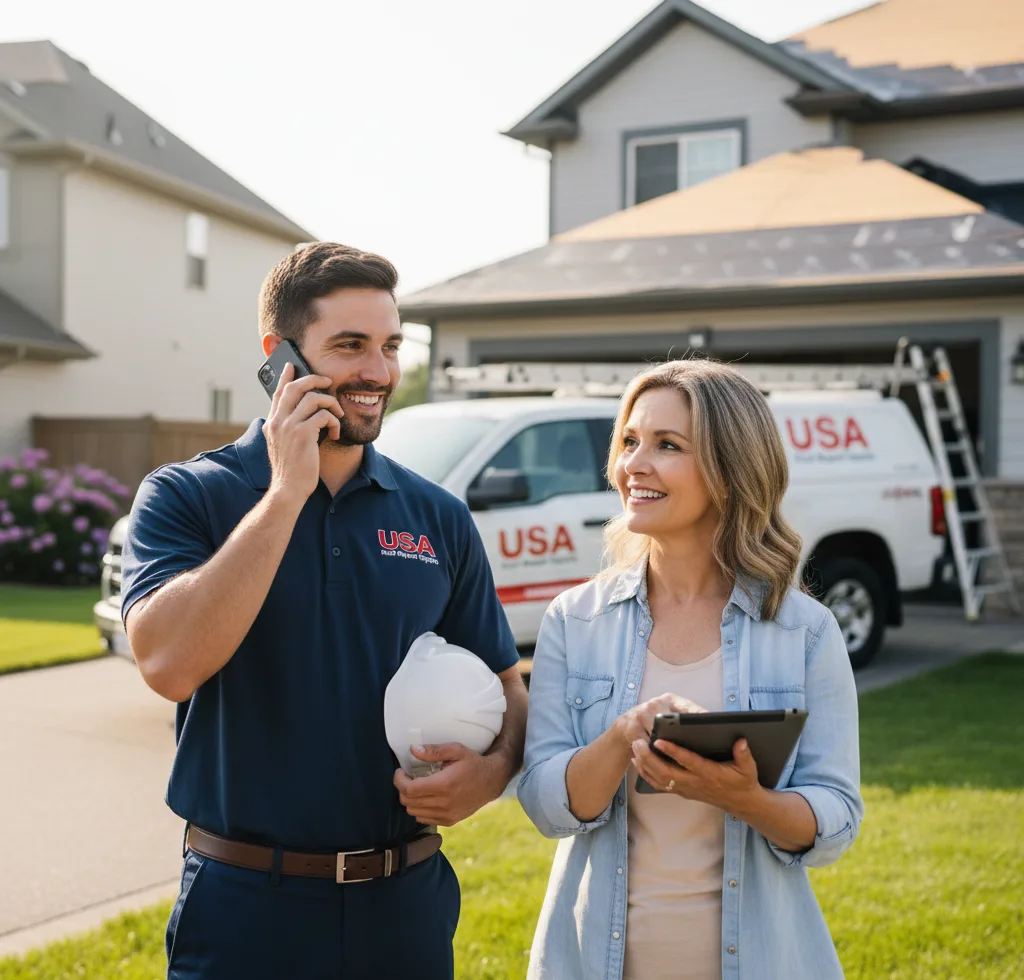 USA Roof Repair Experts customer support in Harbor Springs